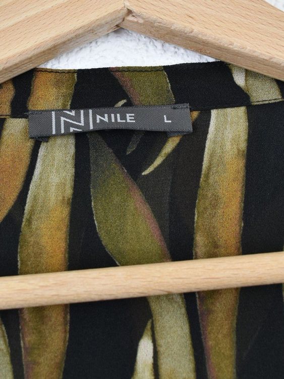 Nile Bluse, Wickeloptik, Gr.L, Viskose - Bluse - 2ND STORY
