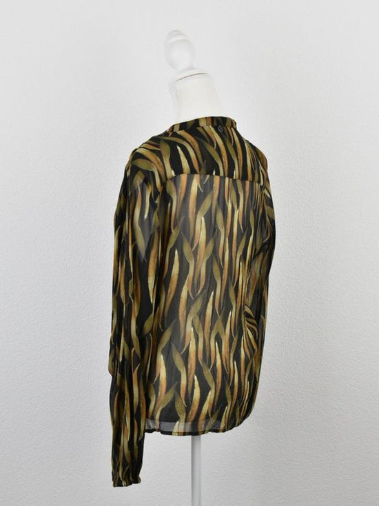 Nile Bluse, Wickeloptik, Gr.L, Viskose - Bluse - 2ND STORY