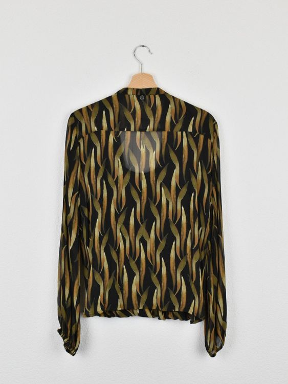 Nile Bluse, Wickeloptik, Gr.L, Viskose - Bluse - 2ND STORY