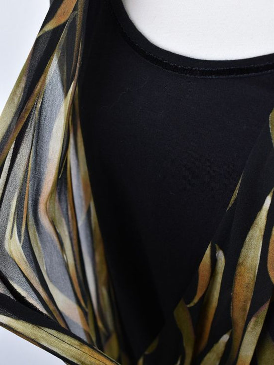 Nile Bluse, Wickeloptik, Gr.L, Viskose - Bluse - 2ND STORY