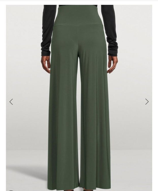 Norma Kamali Stoffhose, weites Bein, Gr.XS - S - Hose - 2ND STORY