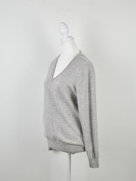N.Peal London Kaschmir Pullover Gr.M, grau, neuwertig