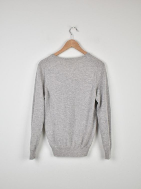N.Peal London Kaschmir Pullover Gr.M, grau, neuwertig