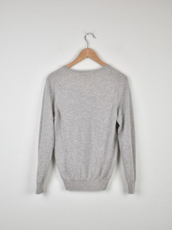 N.Peal London Kaschmir Pullover Gr.M, grau, neuwertig