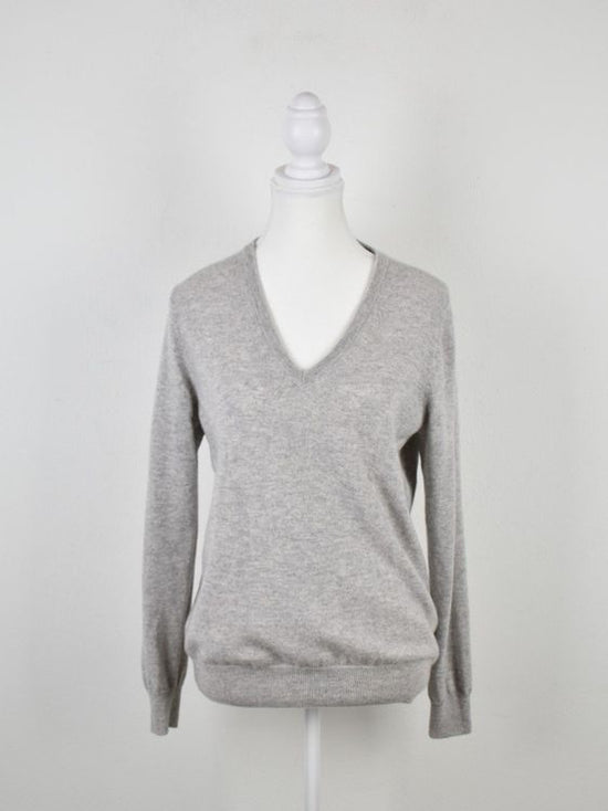 N.Peal London Kaschmir Pullover Gr.M, grau, neuwertig