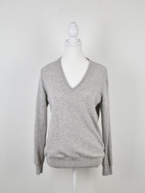 N.Peal London Kaschmir Pullover Gr.M, grau, neuwertig