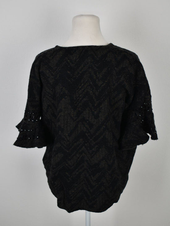 NUDE Strickpullover Gr.42 100% Wolle