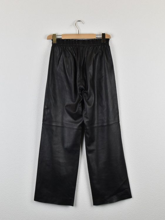 Oakwood Lederhose, Gr.L, schwarz, Schafleder, weites Bein - lederhose - 2ND STORY