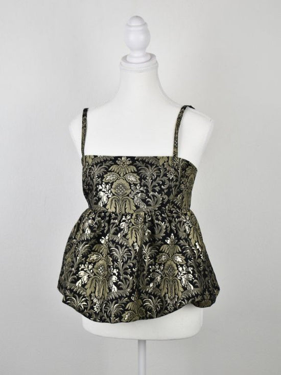 & Other Stories Top, elegant, schwarz/gold Gr.34, neuwertig - Top - 2ND STORY