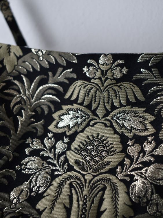 & Other Stories Top, elegant, schwarz/gold Gr.34, neuwertig - Top - 2ND STORY