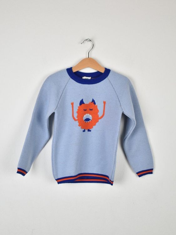 Pamboo Pullover, Grösse 110/116, neu, 100% Merino Wolle - Pullover - 2ND STORY