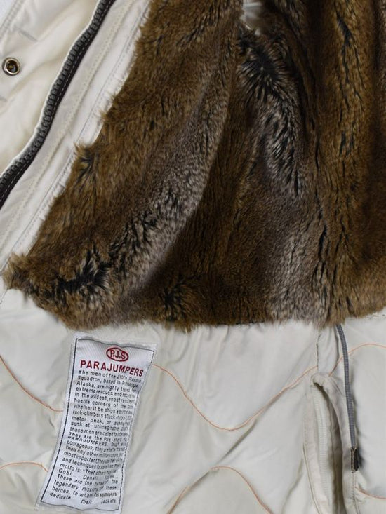 Parajumpers Denali Winterparka, Gr.M, elfenbein/helles beige - Jacke - 2ND STORY