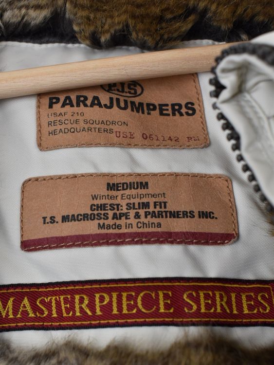 Parajumpers Denali Winterparka, Gr.M, elfenbein/helles beige - Jacke - 2ND STORY