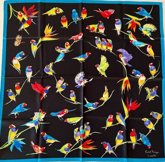 Patek Philippe Foulard "Le Papillon", 100% Seide, neuwertig - Foulard - 2ND STORY