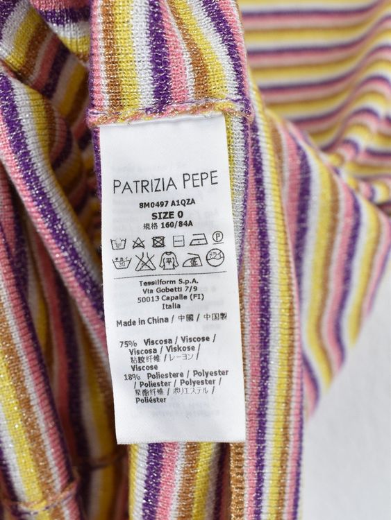 Patrizia Pepe Stricktop, Gr.32/34, 75% Viskose - Top - 2ND STORY