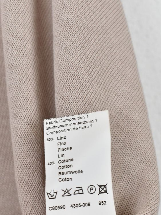 Peserico Poncho Pullover, Leinen & Baumwolle, Gr.44 (IT) - Pullover - 2ND STORY