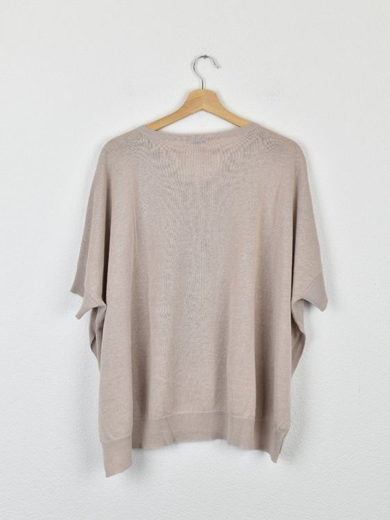 Peserico Poncho Pullover, Leinen & Baumwolle, Gr.44 (IT) - Pullover - 2ND STORY
