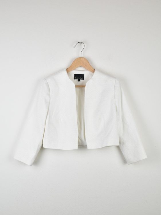 Phase Eight Blazer/Bolero, kurz, weiss Gr.38 (UK10)