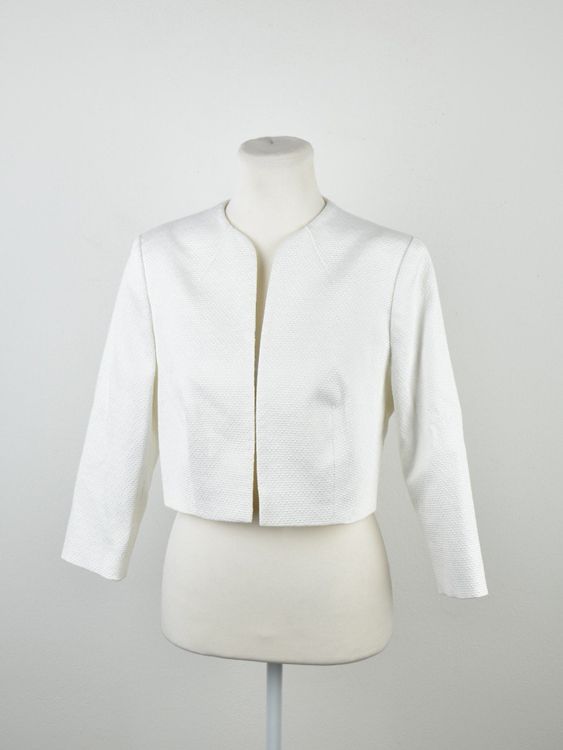 Phase Eight Blazer/Bolero, kurz, weiss Gr.38 (UK10)