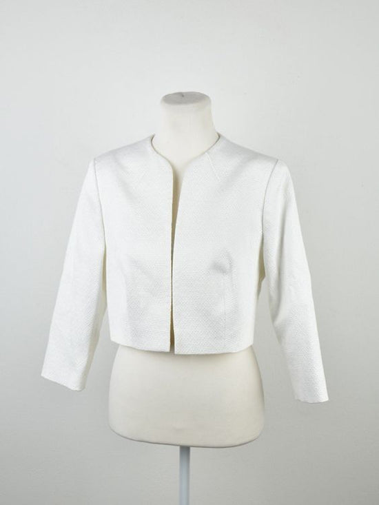 Phase Eight Blazer/Bolero, kurz, weiss Gr.38 (UK10)