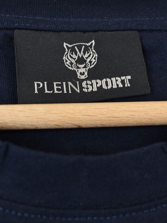 Plein Sport T-Shirt, blau, neuwertig, Gr.XL/XXL - T-Shirt - 2ND STORY