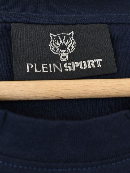 Plein Sport T-Shirt, blau, neuwertig, Gr.XL/XXL - T-Shirt - 2ND STORY