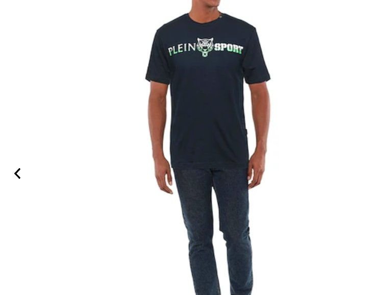 Plein Sport T-Shirt, blau, neuwertig, Gr.XL/XXL - T-Shirt - 2ND STORY