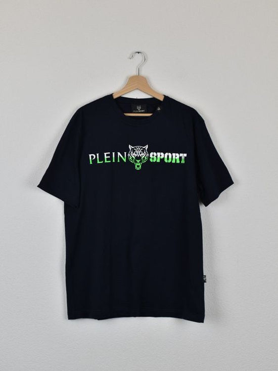 Plein Sport T-Shirt, blau, neuwertig, Gr.XL/XXL - T-Shirt - 2ND STORY