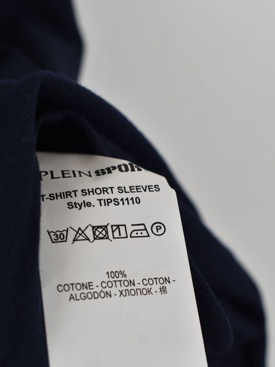 Plein Sport T-Shirt, blau, neuwertig, Gr.XL/XXL - T-Shirt - 2ND STORY