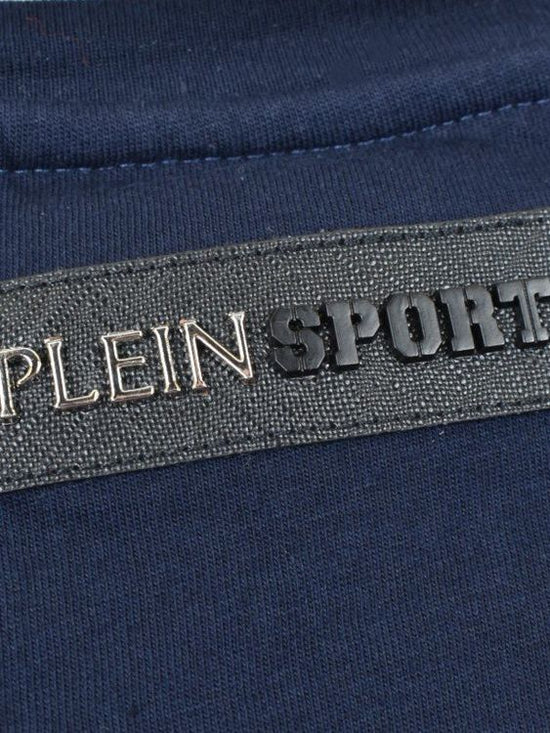 Plein Sport T-Shirt, blau, neuwertig, Gr.XL/XXL - T-Shirt - 2ND STORY
