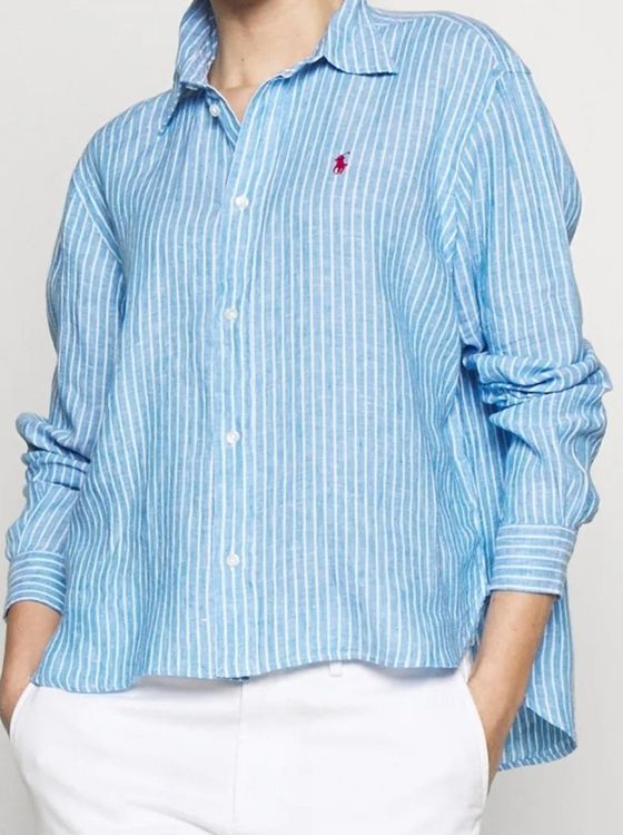 Polo Ralph Lauren Leinenbluse, Gr.XL - Bluse - 2ND STORY