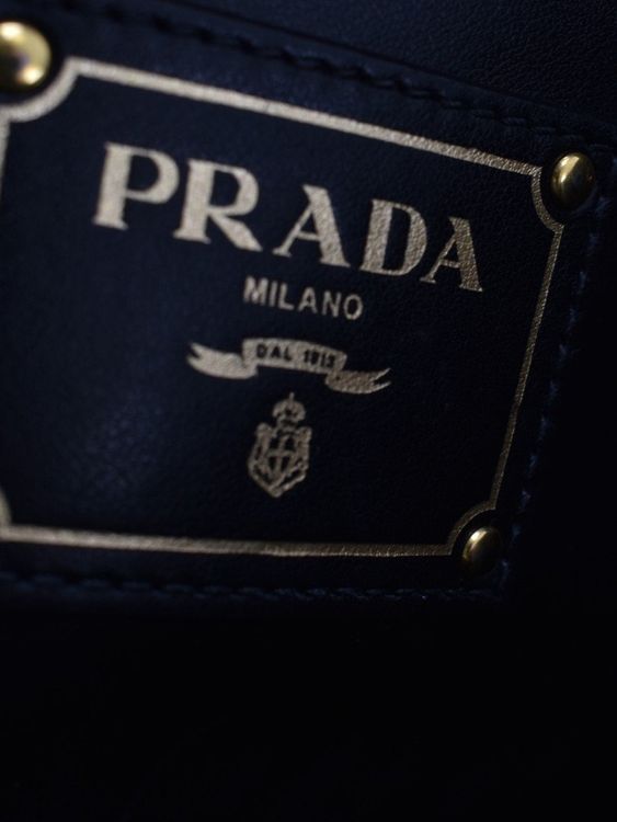 Prada Front Pocket Wing Tote, schwarz - Handtasche - 2ND STORY