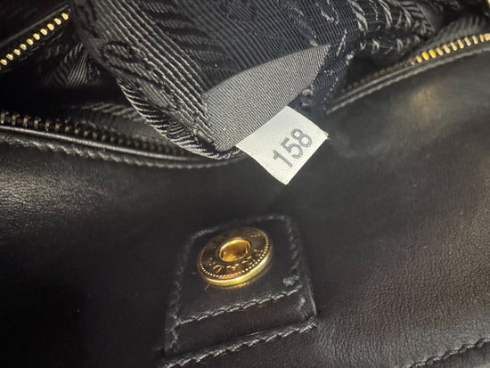 Prada Front Pocket Wing Tote, schwarz - Handtasche - 2ND STORY