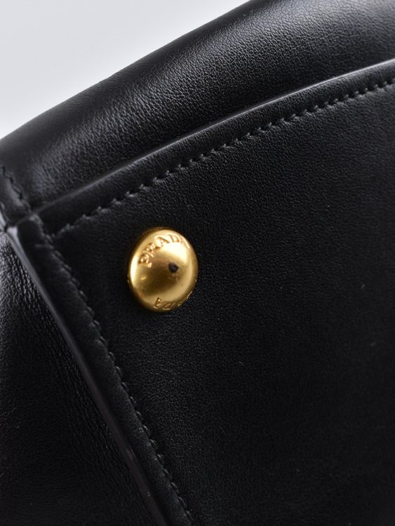 Prada Front Pocket Wing Tote, schwarz - Handtasche - 2ND STORY