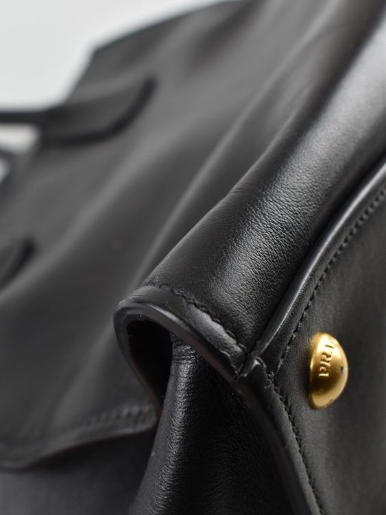 Prada Front Pocket Wing Tote, schwarz - Handtasche - 2ND STORY