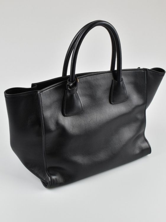 Prada Front Pocket Wing Tote, schwarz - Handtasche - 2ND STORY