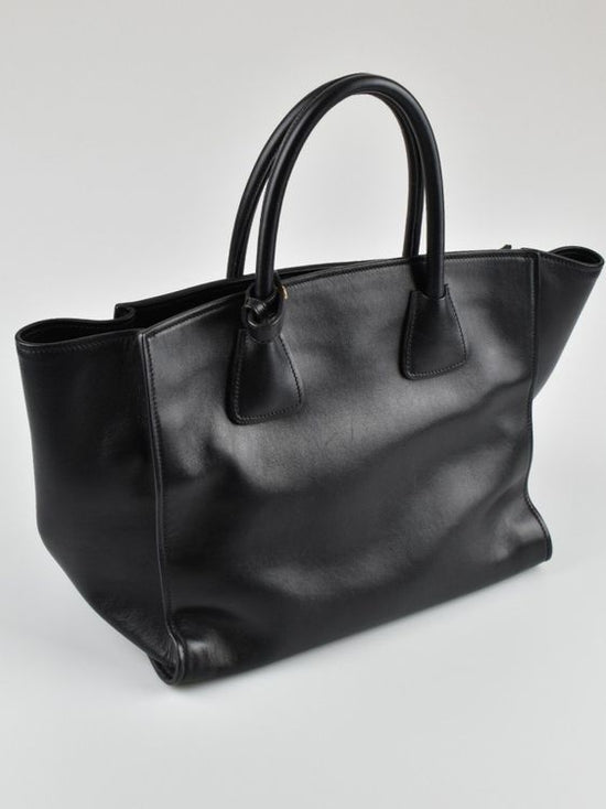 Prada Front Pocket Wing Tote, schwarz - Handtasche - 2ND STORY