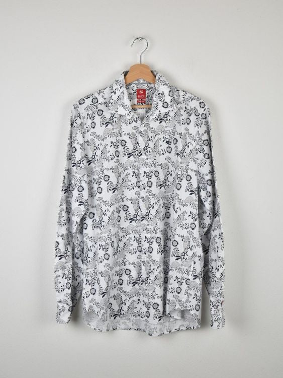 Pure H.Tico Hemd, slim fit, Gr.L, 100% Baumwolle, neuwertig