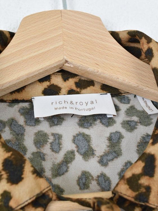 Rich & Royal Bluse, Gr.34, Leoprint - Bluse - 2ND STORY