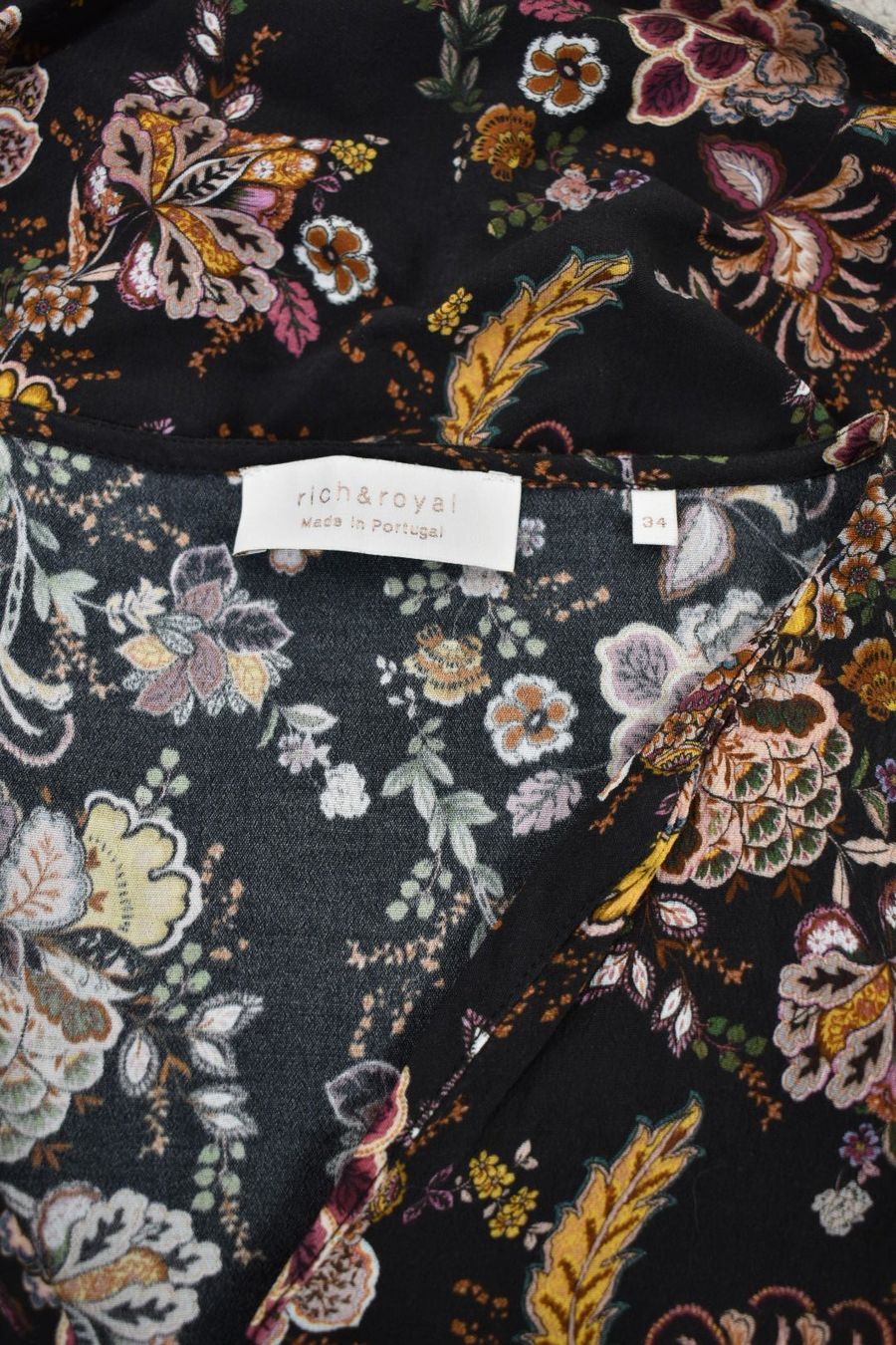 Rich & Royal Kleid Gr.34 100% Viskose