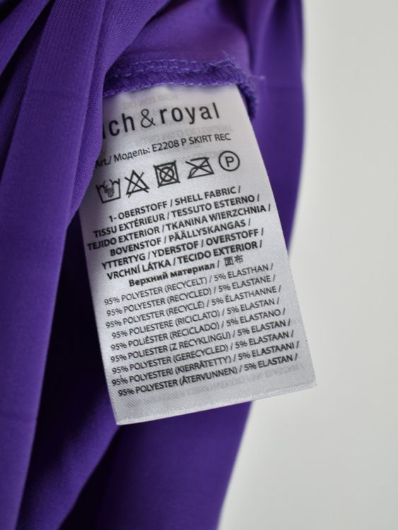 Rich & Royal Plissee Rock, neu, Gr.40 - 2ND STORY