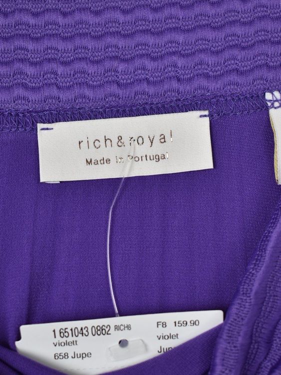 Rich & Royal Plissee Rock, neu, Gr.40 - 2ND STORY