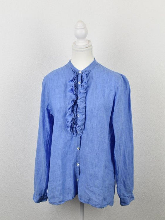 Robert Friedman Leinenbluse, Gr.XS-S, oversized - Bluse - 2ND STORY