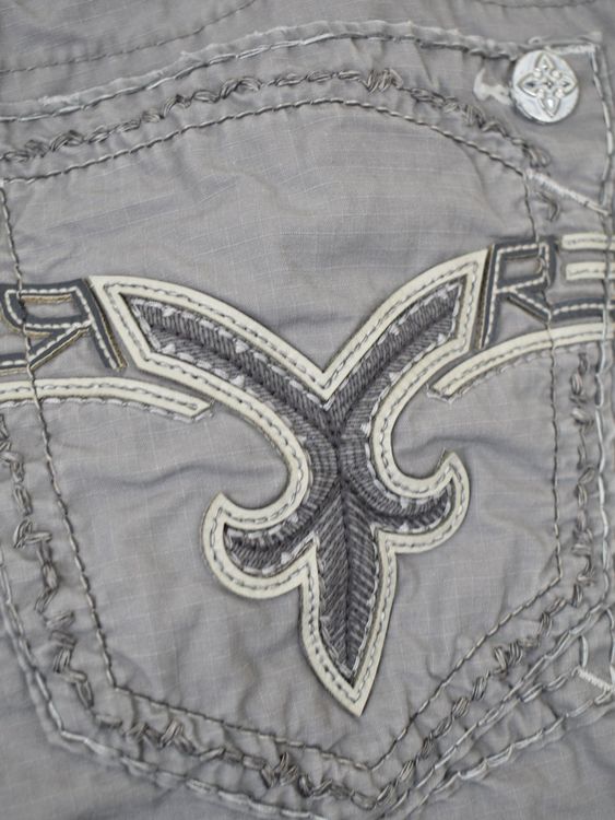 Rock Revival Cargo Shorts Gr.38/23, grau - Shorts - 2ND STORY