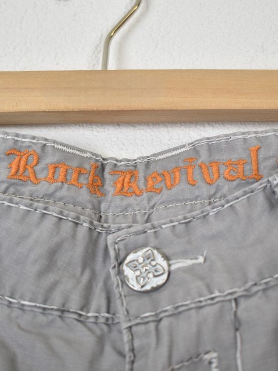 Rock Revival Cargo Shorts Gr.38/23, grau - Shorts - 2ND STORY
