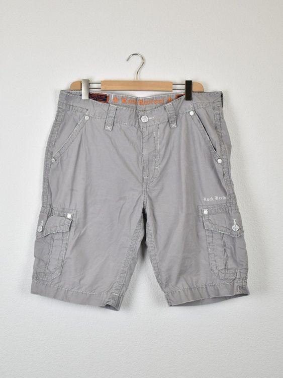 Rock Revival Cargo Shorts Gr.38/23, grau - Shorts - 2ND STORY