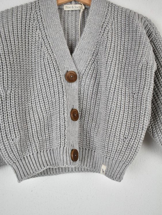 Roe & Joe Cardigan Gr.92, neu, Baumwolle & Wolle - 2ND STORY