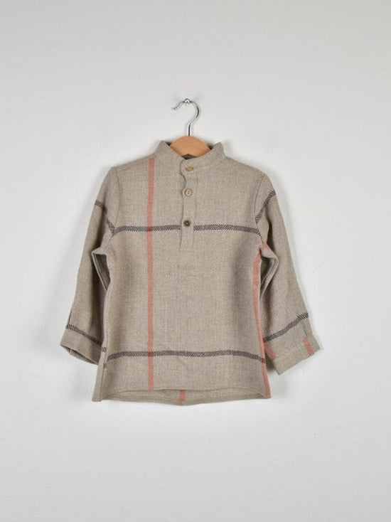 Roe & Joe Hemd, unisex, mit Leinen & Wolle, Gr.104, neu
