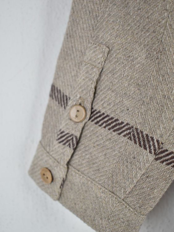 Roe & Joe Hemd, unisex, mit Leinen & Wolle, Gr.104, neu