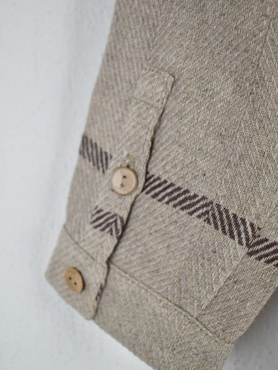 Roe & Joe Hemd, unisex, mit Leinen & Wolle, Gr.104, neu